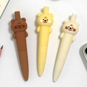 카페곰 통통 중성펜 2500 (랜덤) 0.5mm 캐릭터 볼펜