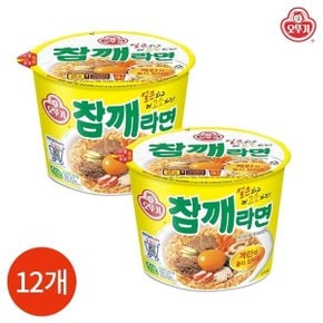 참깨라면 큰컵 110g x 12개