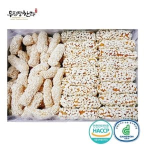 [무진장한과]강릉사천 통산자 유과 반반 (중) 1.3kg