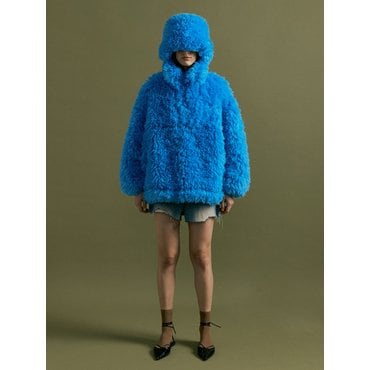 몰리올리 SOL oversized anorak jumper [diva blue]