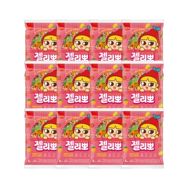 [삼립공식몰]온 가족이 즐기는 4가지맛 젤리뽀 6입12봉(총72입)
