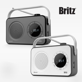 브리츠 BZ-R800BT 유무선 휴대용 블루투스 효도 소형 FM 라디오 USB재생 TF슬롯 AUX 알람시계