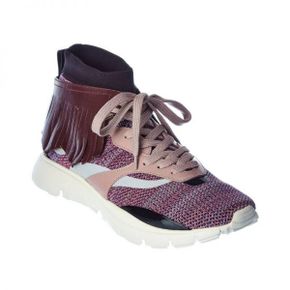 4848803 Valentino Leather-Trim Sneaker, 40