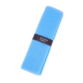 일회용 샤워타올 바디스폰지 거품타올 띠포장 블루