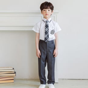 카일 남아 정장 (셔츠+차콜바지) (5-13호) 유아 어린이 키즈 남자아이 형제 교복 아이돌 커버