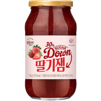  복음자리 30% 슈가 다운 딸기잼 750g