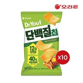  오리온 닥터유 단백질칩 버터오징어맛(60g) x 10개