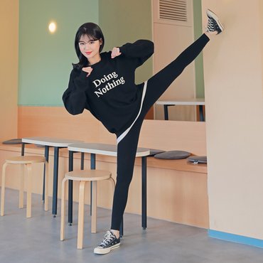 핫핑 [뱃살커버/신축성] 보정되는 9부레깅스 H_PT8400