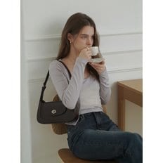 백투베이직스 미뇽 호보 숄더백 Mignon Hobo Shoulder Bag_Dark Brown