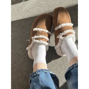 PAW Shearling 뮬 Camel