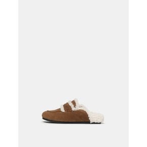 PAW Shearling 뮬 Camel