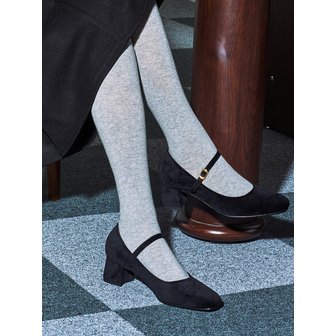 커스텀에이드 우먼 브리즈 메리제인 벨벳 펌프스 5cm (CW0101BK)