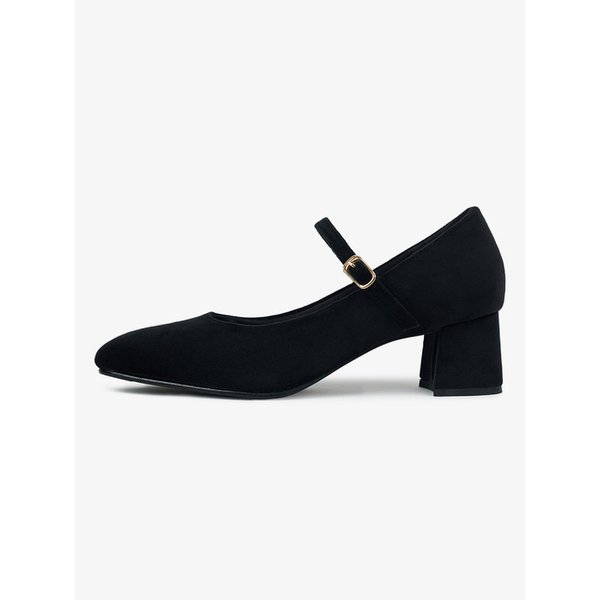 브리즈 메리제인 벨벳 펌프스 5cm (CW0101BK)