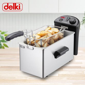 델키 가정용 업소용 윤식당 전기튀김기 DK-201