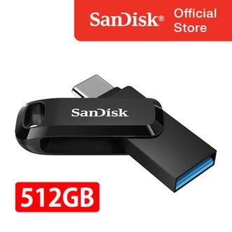 샌디스크 USB 메모리 SDDDC3 울트라 듀얼 GO C타입 OTG 512GB 512기가 USB 3.2 Gen1 블랙 BLACK