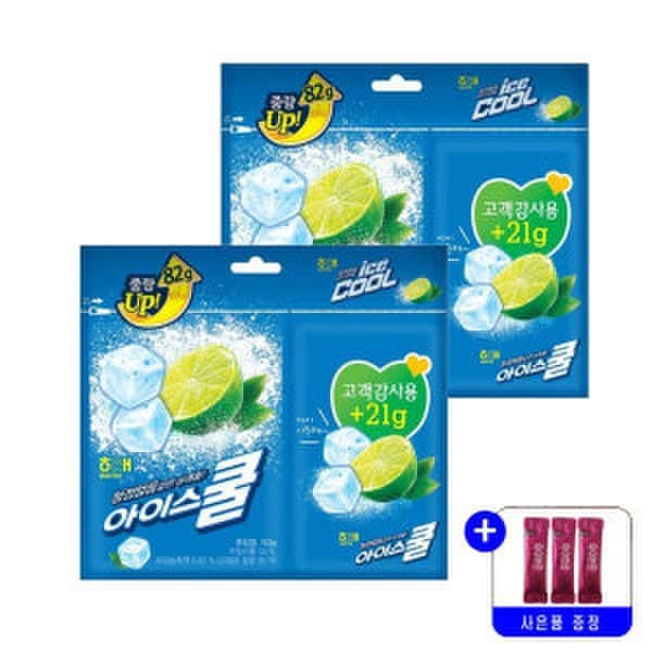해태 아이스쿨 껌 리필형 103gx2개 자일리톨 추잉껌 - SSG.COM