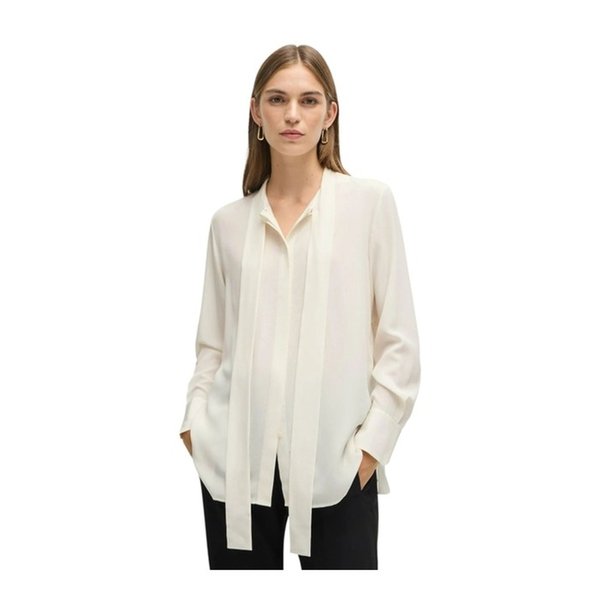 블라우스 22196021 008 WHITE DOM