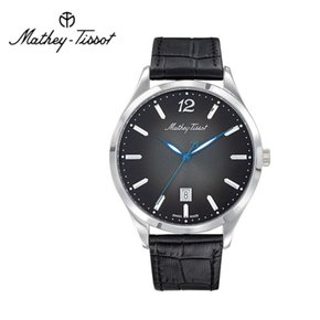 Mathey-Tissot 여성 가죽밴드시계 D411AN