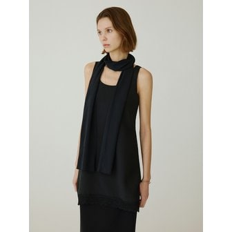 시야쥬 SIAC3112 에어리 롱 스카프_Black