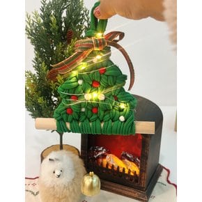 양말목 크리스마스 트리 만들기 DIY 키트 도어벨 만들기 공예 수업 교구