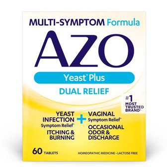  AZO Yeast Plus Dual Relief 아조 이스트 플러스 듀얼 릴리프 60정