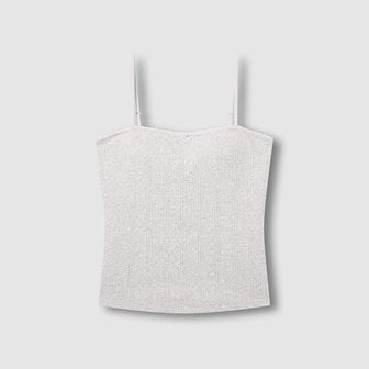 JAJU 여 코튼 포인텔 크롭 브라캐미솔 J426201002083