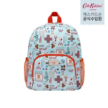 캐스키드슨 키즈 클래식 라지 메쉬 포켓 백팩 - 패치워크 딧시 (CK-K106336818536102)