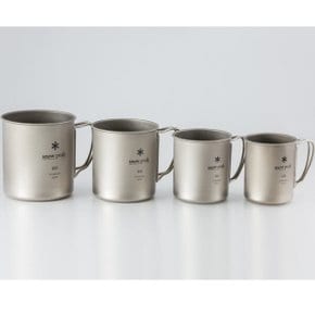 KM 스노우피크 티타늄 싱글 머그 캠핑컵 300ml  SP-MG-142