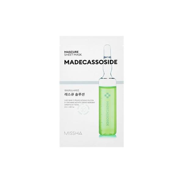 확대된 대표 미샤 마스큐어 시트 마스크 28ml (레스큐 솔루션)(1)