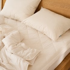뉴질랜드 양모 100% 60수 고밀도 순면 침대패드 SS