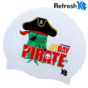 엑스블루 XBL8208 PIRATE 실리콘 수모 수영모 JP