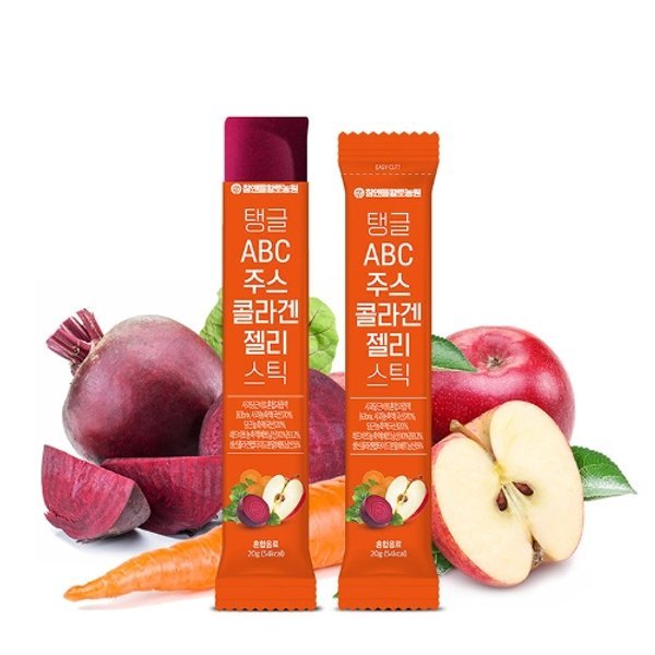 (3+1)탱글 콜라겐 ABC 젤리스틱 20g X 15포 1박스(3박스 구매 시 1박스 ...
