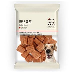 바우와우 무마진 큐브육포 치킨 80g