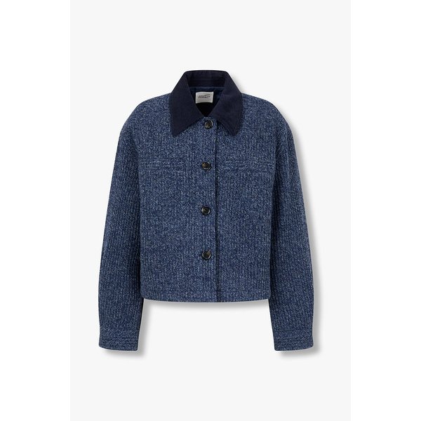 니트 본딩 카라배색 점퍼 9105413205035