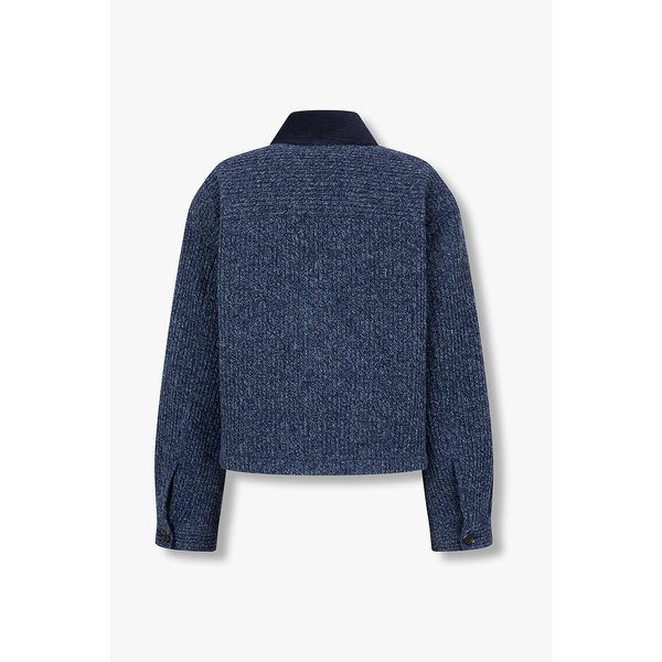 니트 본딩 카라배색 점퍼 9105413205035