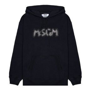 [비아델루쏘 고양점] [MSGM] 여성 라인스톤 로고 후디 3341MDM106 227799 99 70388