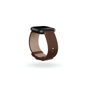 Fitbit 핏비트 Versa 시리즈 전용 레저 벨트 Cognac 코냑 L사이즈