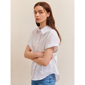 SUMMER HALF SLEEVE SHIRT WHITE