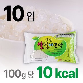 10개 알알이곤약 100g 10Kcal 습식타입 곤약쌀