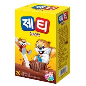 제티 초코 스틱 20T