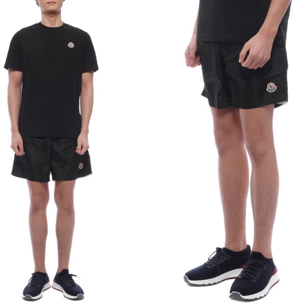 [부산점] 26SS 남성 로고 패치 스윔 팬츠 (2C00004 53326 999 26S)