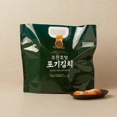 [피코크] 조선호텔특제육수 포기김치 4kg