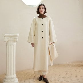 YY_Gentle semi-loose wool coat_3color