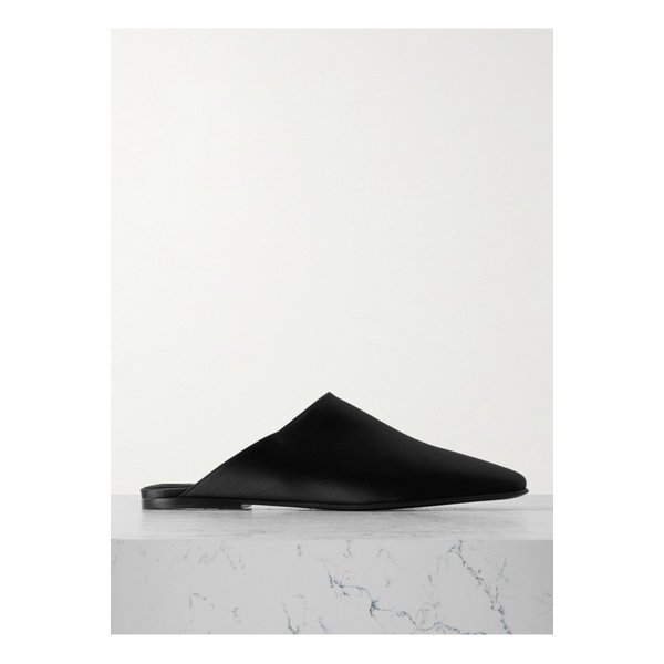 알바 새틴 슬리퍼 블랙 1647597352653307