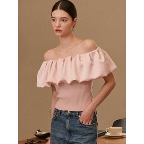 Gigi Off-shoulder Top [Pink]