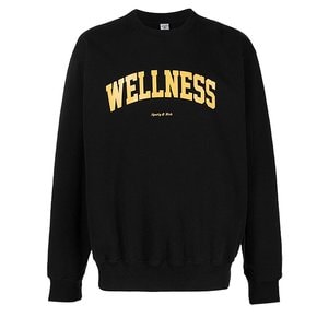 WELLNESS 스웨트 셔츠 CR463BK BLACK [SRC005bk]