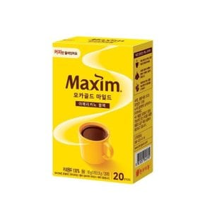 동서 맥심 솔루블 모카골드 마일드 20T 일회용 블랙커피