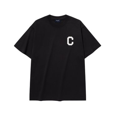 커버낫 쿨 코튼 C 로고 티셔츠 블랙 CO2502ST31BK