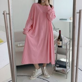 가을 간절기 무지 빅사이즈원피스 데일리룩 임산부원피스 만삭 77사이즈_P370086611