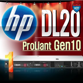 DL20 Gen10 (E-2124 3.3GHz 4C / 48G / 1TB) HP Server